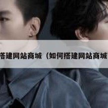 如何搭建网站商城（如何搭建网站商城页面）