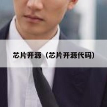 芯片开源（芯片开源代码）