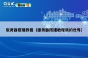 服务器搭建教程（服务器搭建教程我的世界）