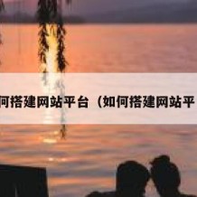 如何搭建网站平台（如何搭建网站平台）