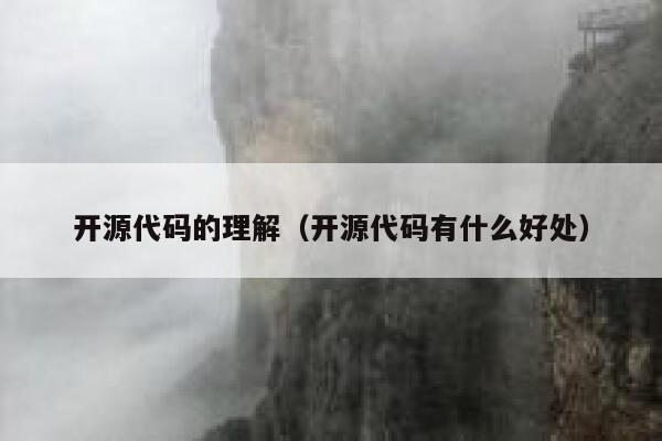 开源代码的理解（开源代码有什么好处） 第1张