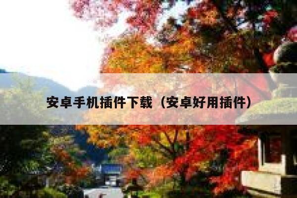 安卓手机插件下载（安卓好用插件） 第1张