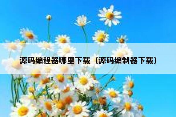 源码编程器哪里下载(源码编制器下载) 第1张 源码编程器哪里下载(源码编制器下载) 第1张